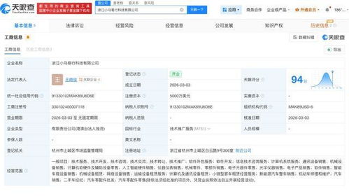 小馬智行加速布局，在浙江成立新科技公司專注信息技術咨詢服務